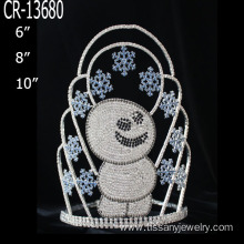 Wholesale snowflake snowmen Christmas pageant crown
